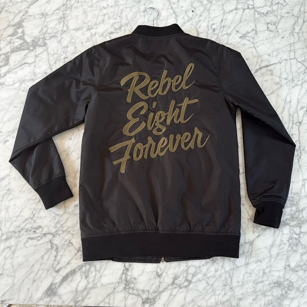 REBEL 8 FOREVER BOMBER JACKET BLACK Men’s XS